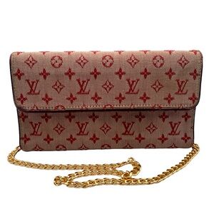 Monogram Denim Porte Tresor International Wallet